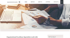 Desktop Screenshot of organizationalexcellencespecialists.ca