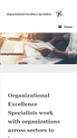 Mobile Screenshot of organizationalexcellencespecialists.ca